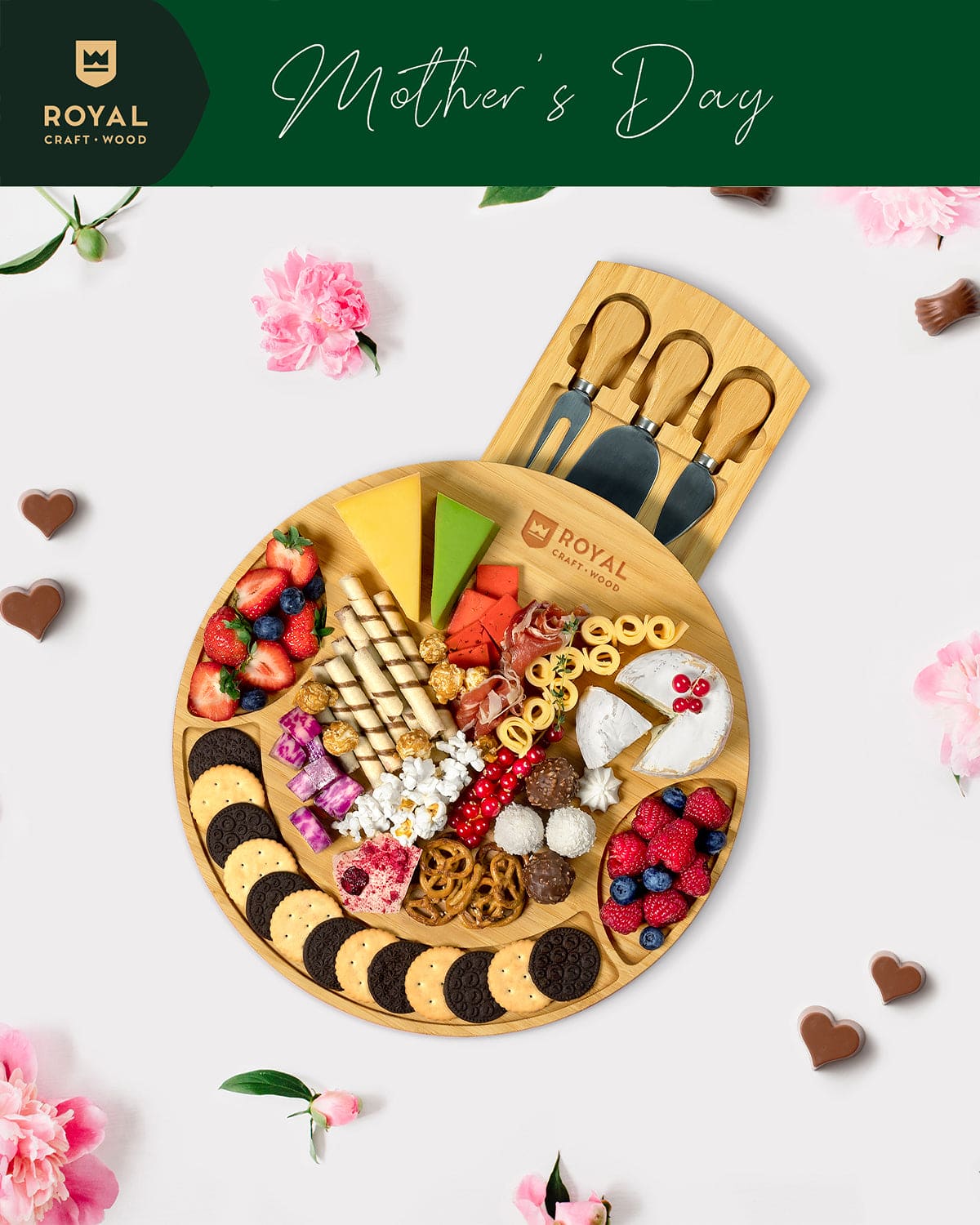 Cheese Board, Round 13-1/2"