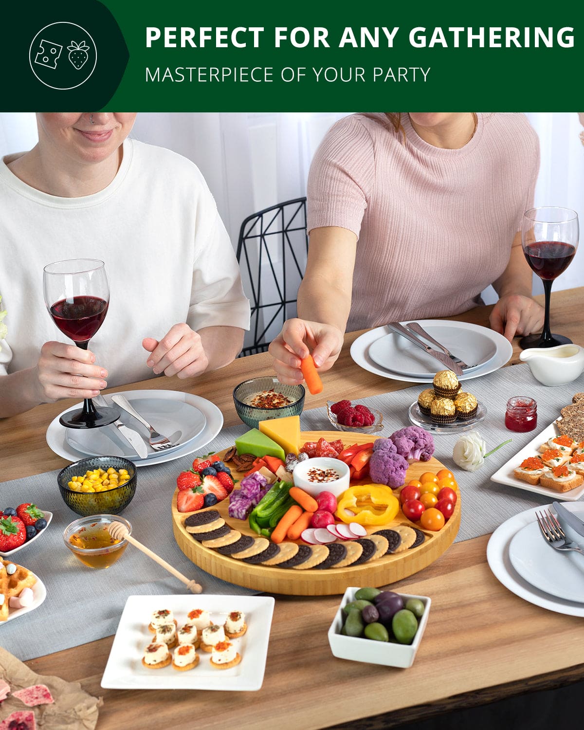 Cheese Board, Round 13-1/2"