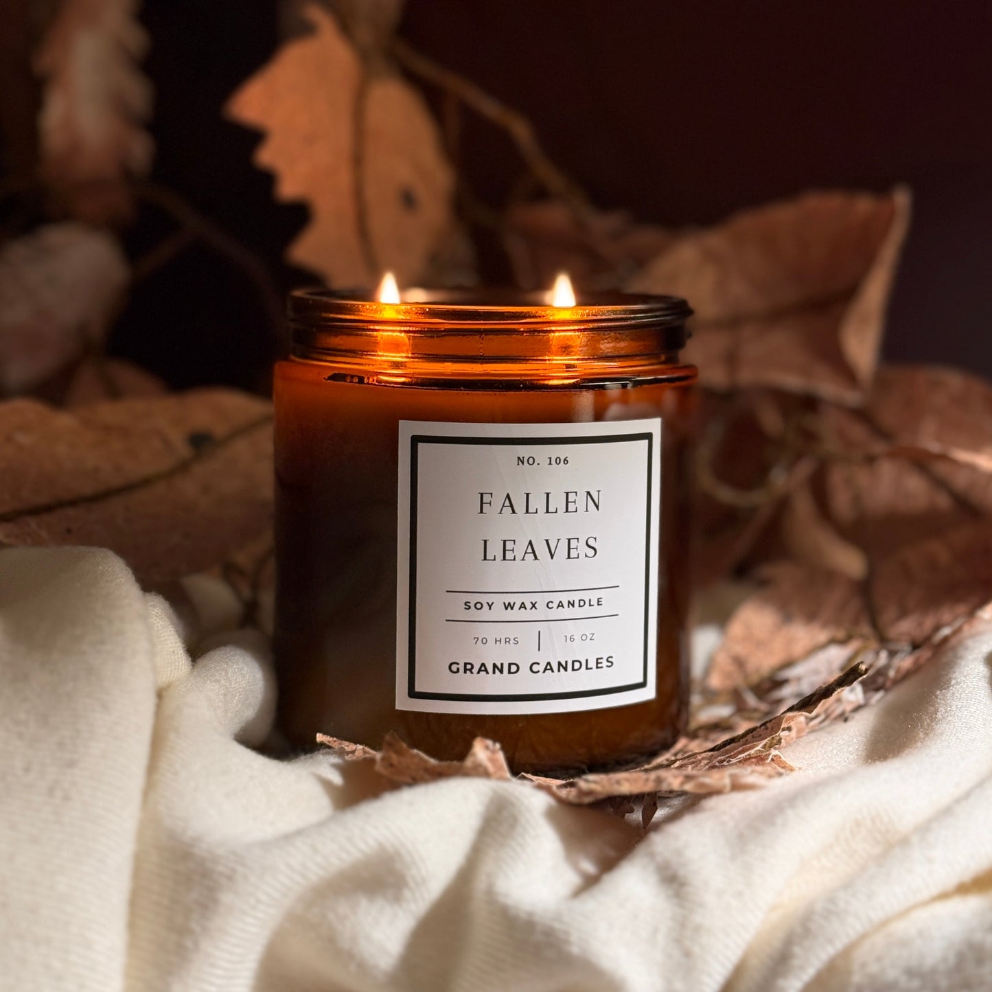 Fallen Leaves Candle