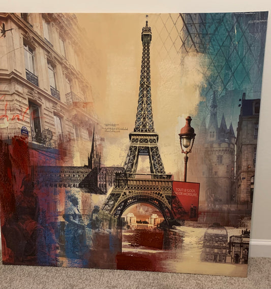 Eiffel Tower Canvas Wall Art
