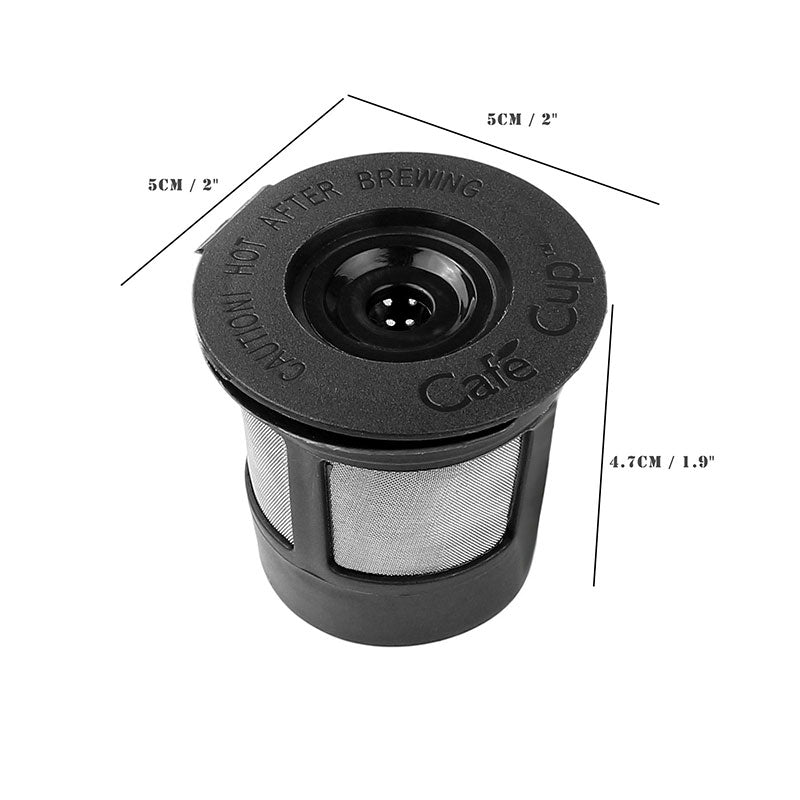 3pcs Reusable Coffee Filter Pod with Spoon - For Center Hole Punch Models only!