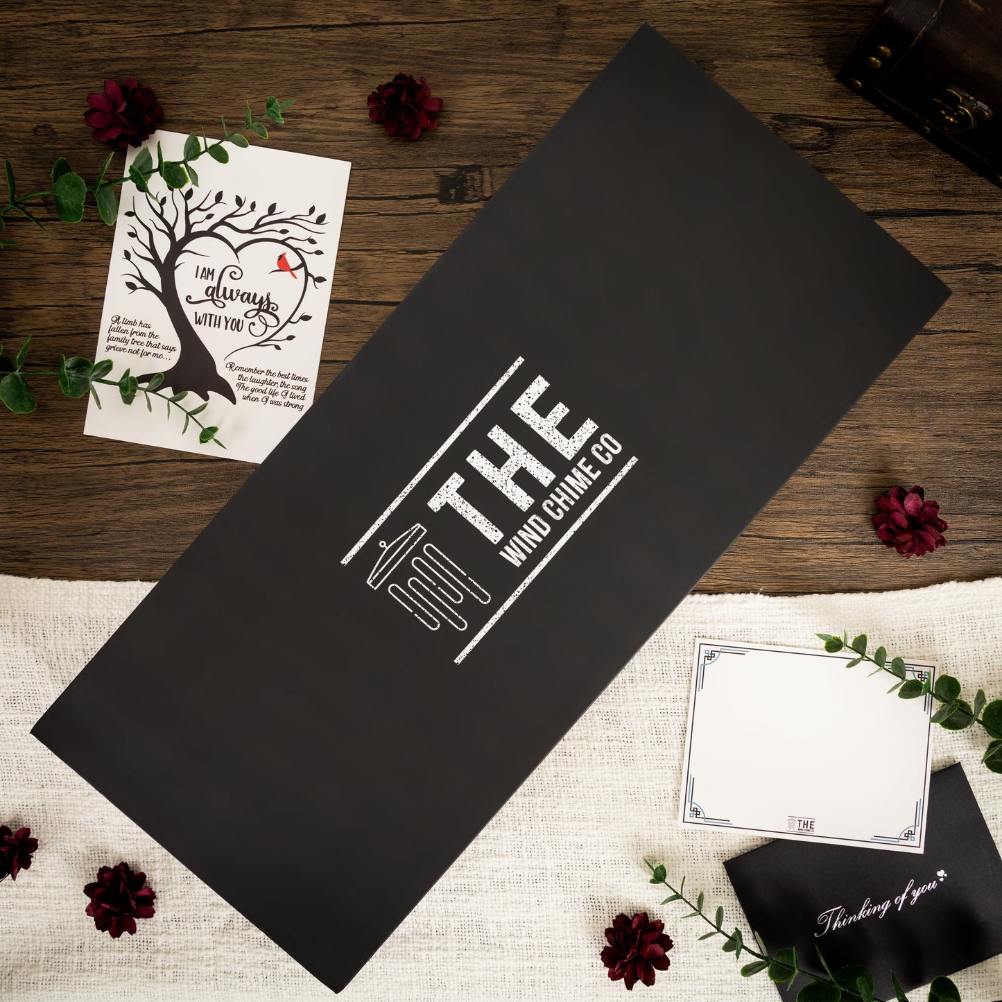 40" Serenity Memorial Wind Chimes, Thoughtful Gift For Special Occasions or Reflections Amazing Grace Scripture