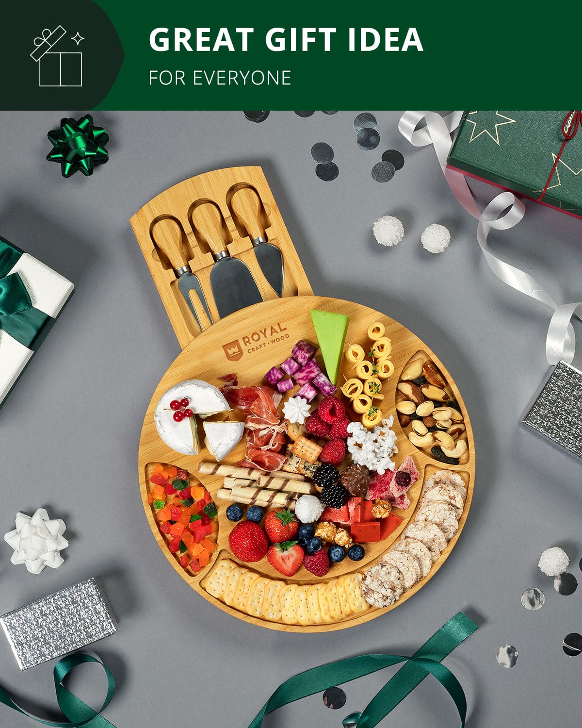 Cheese Board, Round 13-1/2"