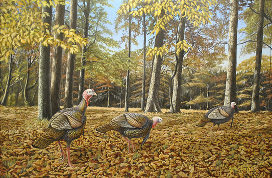 "The Boys of Fall" - Print Size: 16"x25" - Free Shipping!