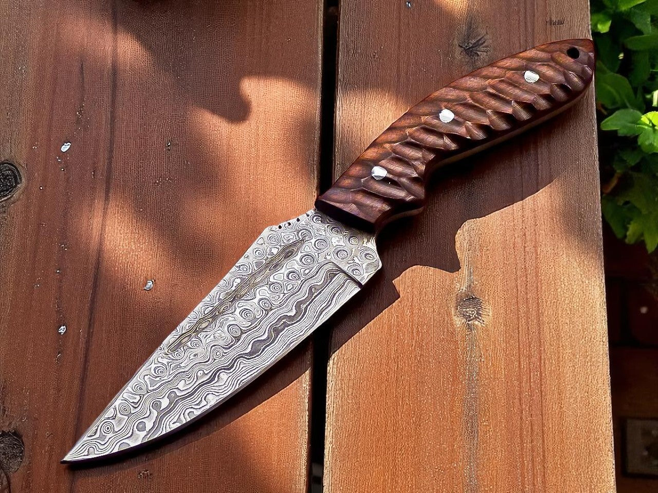custom handmade fixed blade  hunter knife sold by Baygall Trading Co