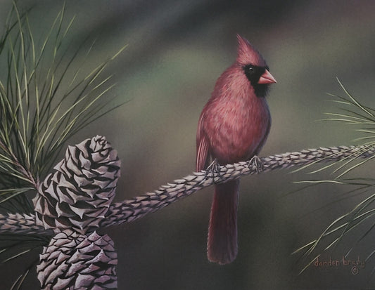 "Sitting Pretty" ‐  FRAMED ORIGINAL Acrylic ‐ Panel ‐ 9" x 12" ‐ Private Collection - Contact us for shipping quote!