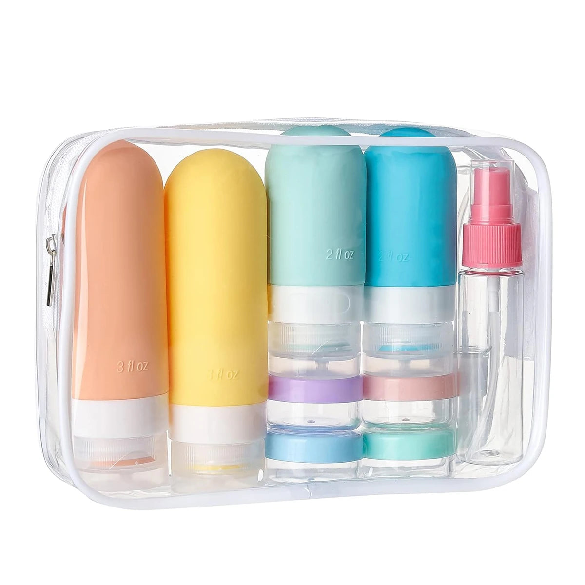 16 Pack Leak Proof Travel Bottle Set Made Of Silicone - TSA-Approved - Free Shipping!