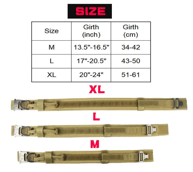 Military Tactical Dog Collar - FREE SHIPPING!