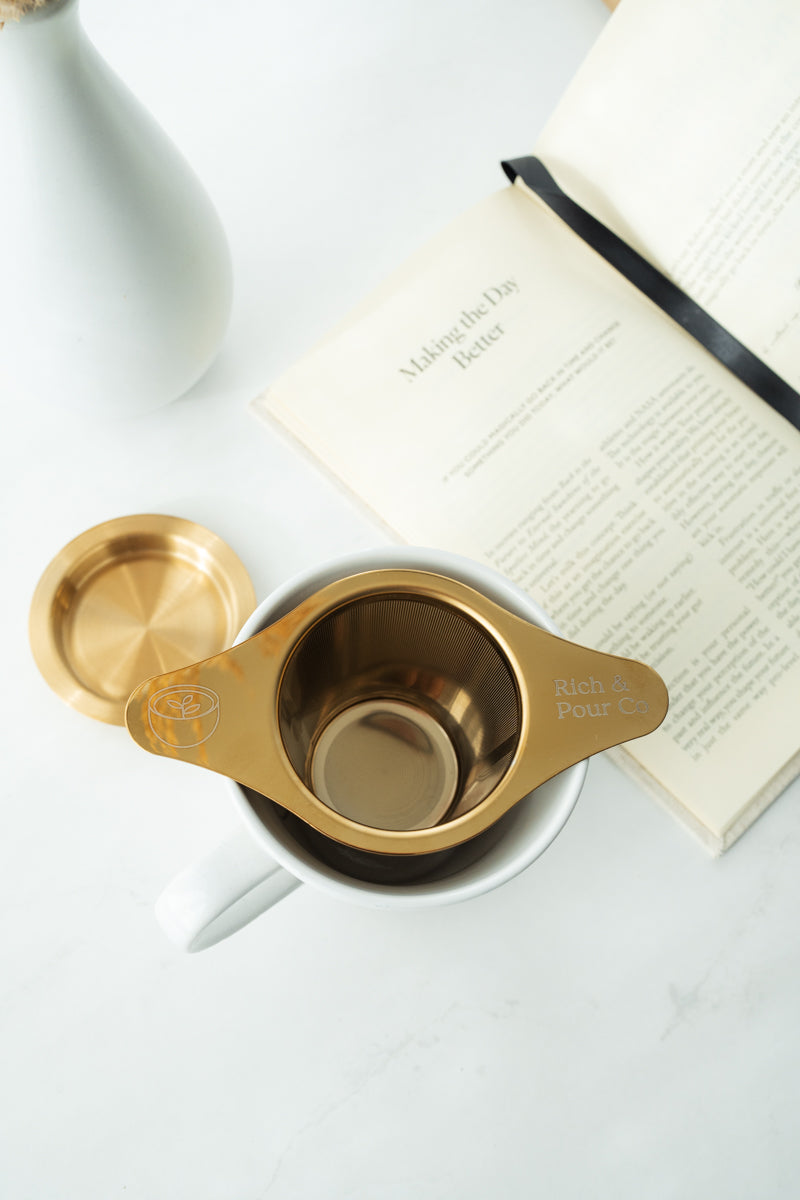 Stainless Steel Tea Infuser Mesh Strainer for Loose Leaf Tea