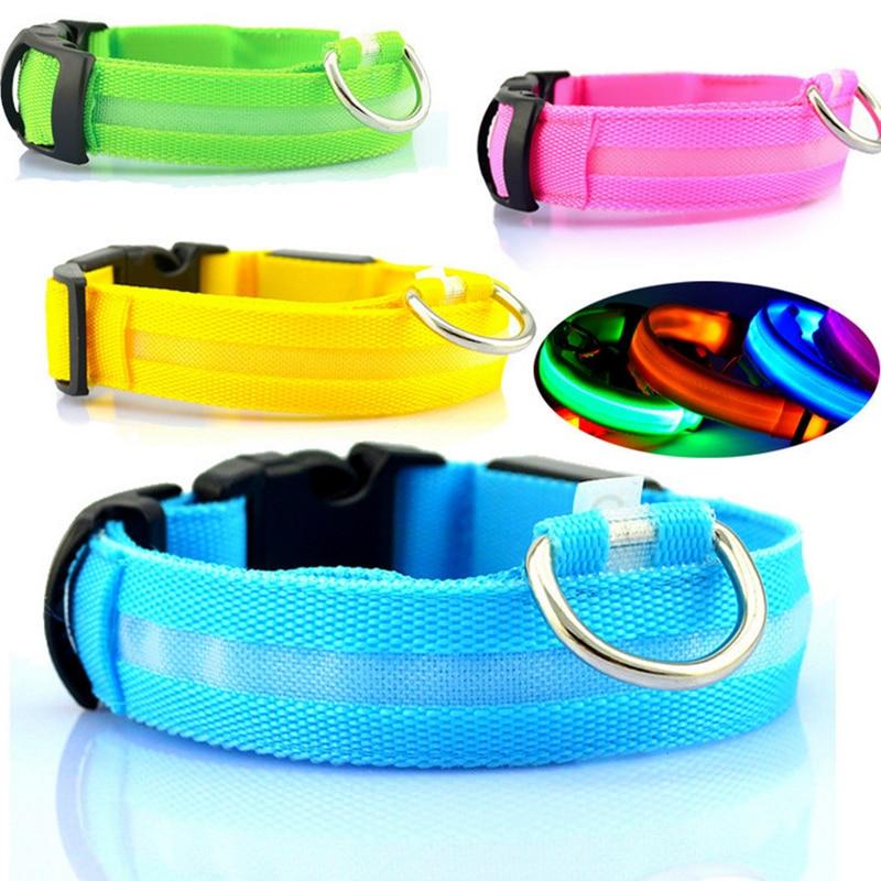 USB RECHARGEABLE LED PET DOG COLLAR. FREE SHIPPING!!