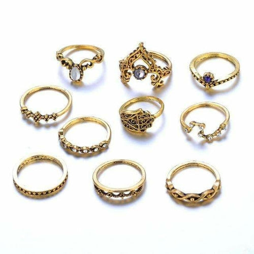 Vintage Stackable Ring Set - FREE SHIPPING!