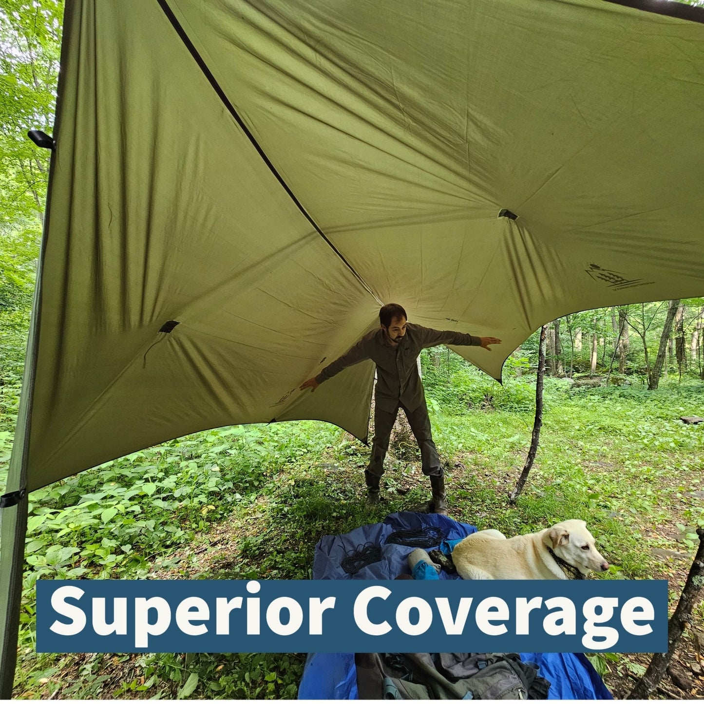 Hideaway Tarp – 12' Hammock Rain Tarp